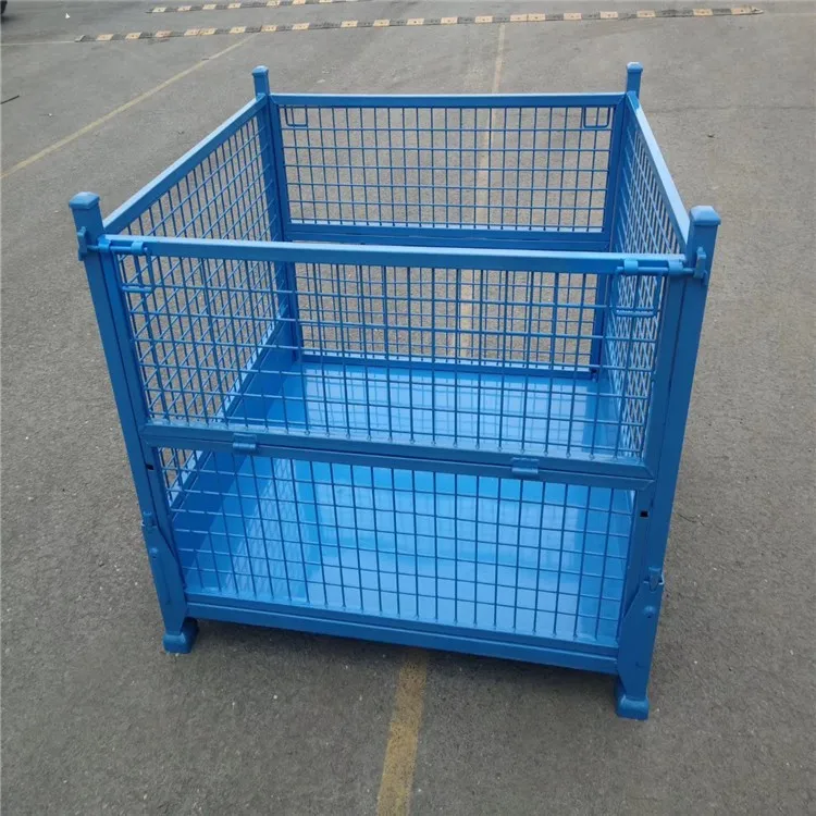 
Large metal cage storage container for warehouse 