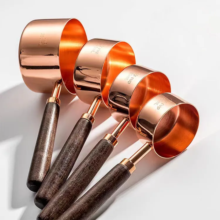Kingze Custom Logo Coffee Barista Tools Stainless Steel Measuring Spoons for Coffee