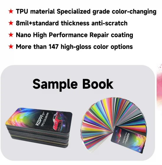 Quality Tph Ppf Roll PPF Film for Vinyl Gloss TPU Free Sample Usa PVC Black Body OEM Anti Scratch Film Customizable Color Film