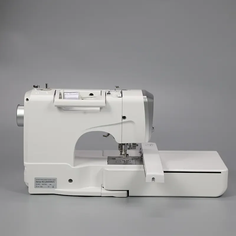 MRSV700  second hand cloth mini portable electric neating mending sewing machines with LCD panel embroidery machines for garment