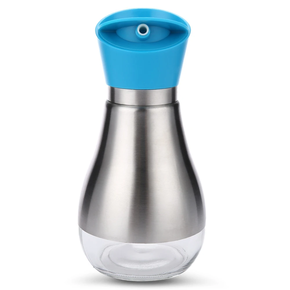 
Stainless Steel Leak-proof Soy Sauce Oil Vinegar Dispenser Glass Bottle Container 