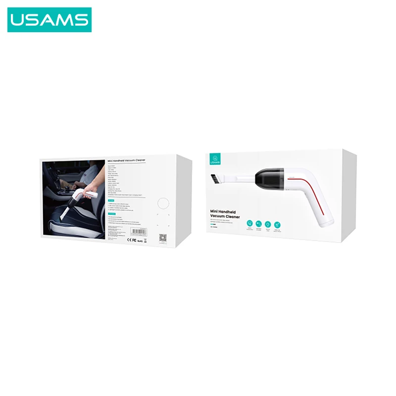 USAMS ZB253 Portable 5500Pa Strong Suction Desktop Automatic Mini Wireless Handheld Vacuum Cleaner