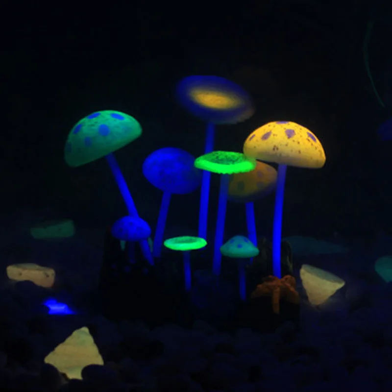 Aquarium Accessories Silicone Coral Aquarium Decoration Artificial Sucker Coral Fish Tank Plants Underwater Ornament Landscape