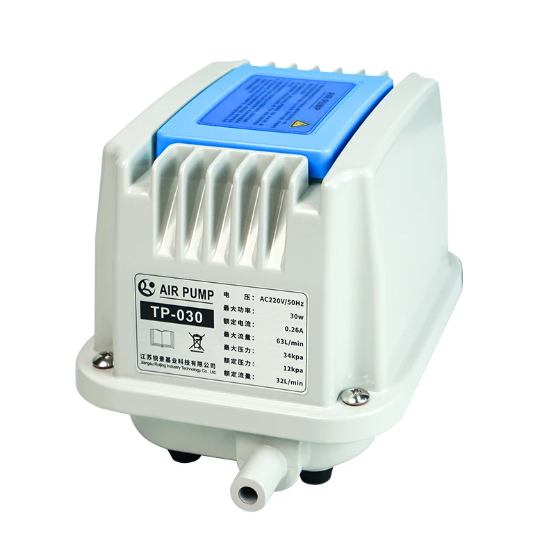 DC/AC 30w vacuum air pump electromagnetic silent pump intelligent for small sewage treatment tank