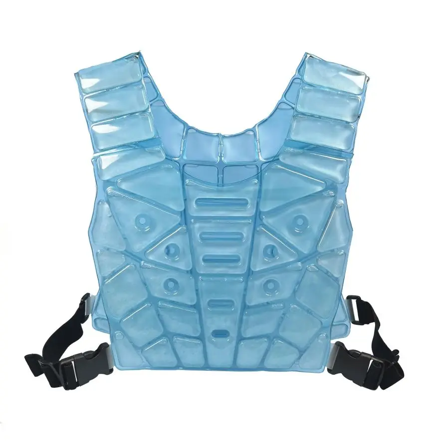 Hot Sale OEM Men Outdoor Activities Blue PCM Phase Change Material Cooling Vest