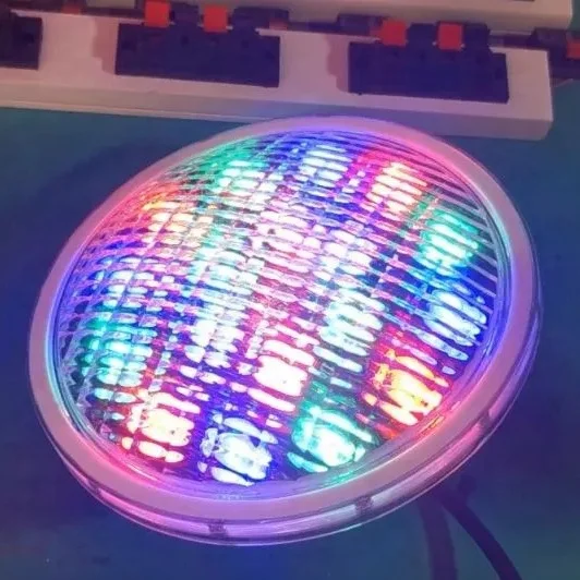 Хит продаж, Водонепроницаемый погружной RGB-светильник для бассейна PAR56, 12 В, 20 Вт, IP68