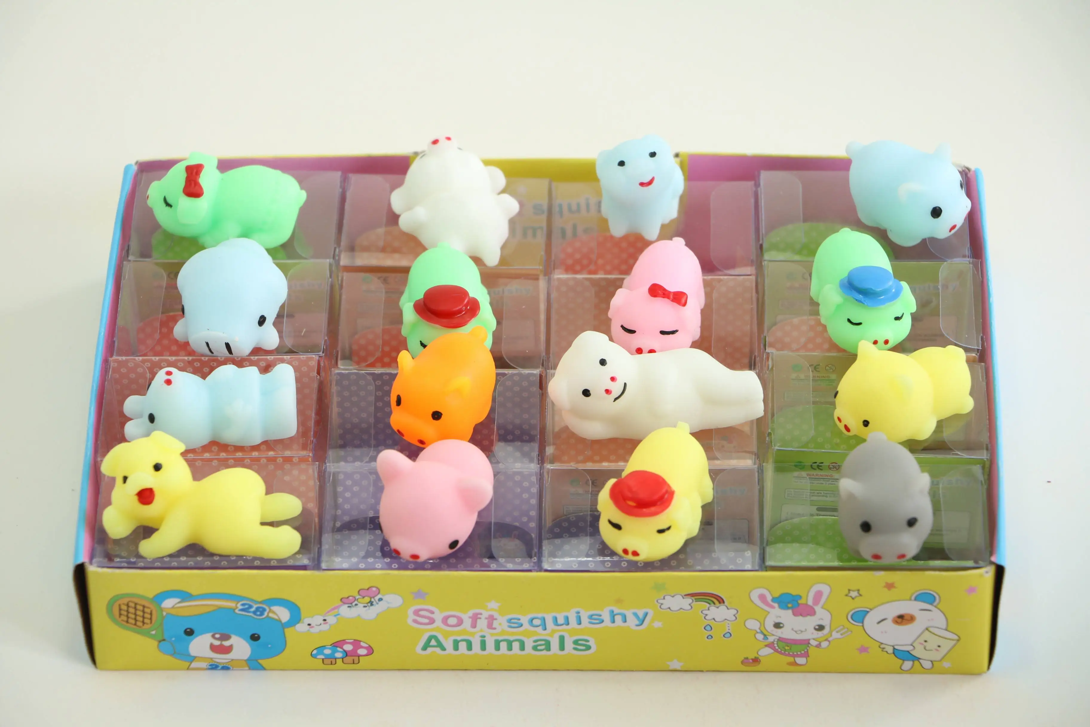 New Products Wholesale Silicone Squishy Anti Stress Toy Kawaii mini Mochi Squishy surprise ball Toys