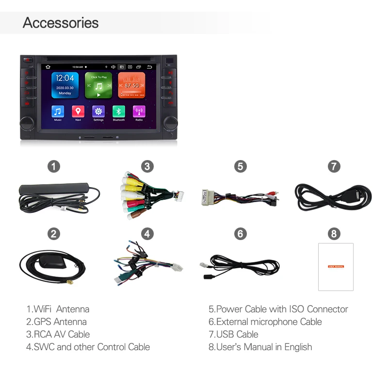 
Ersan Professional Audio Video Android 10 Car Radio Navigation Camera for Sorento Optima Cerato Picanto Ceed Rio 2002 - 2010 