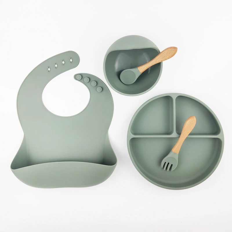 New Design Food Grade Baby Feeding Bowl Custom Silicone Baby Suction bowl