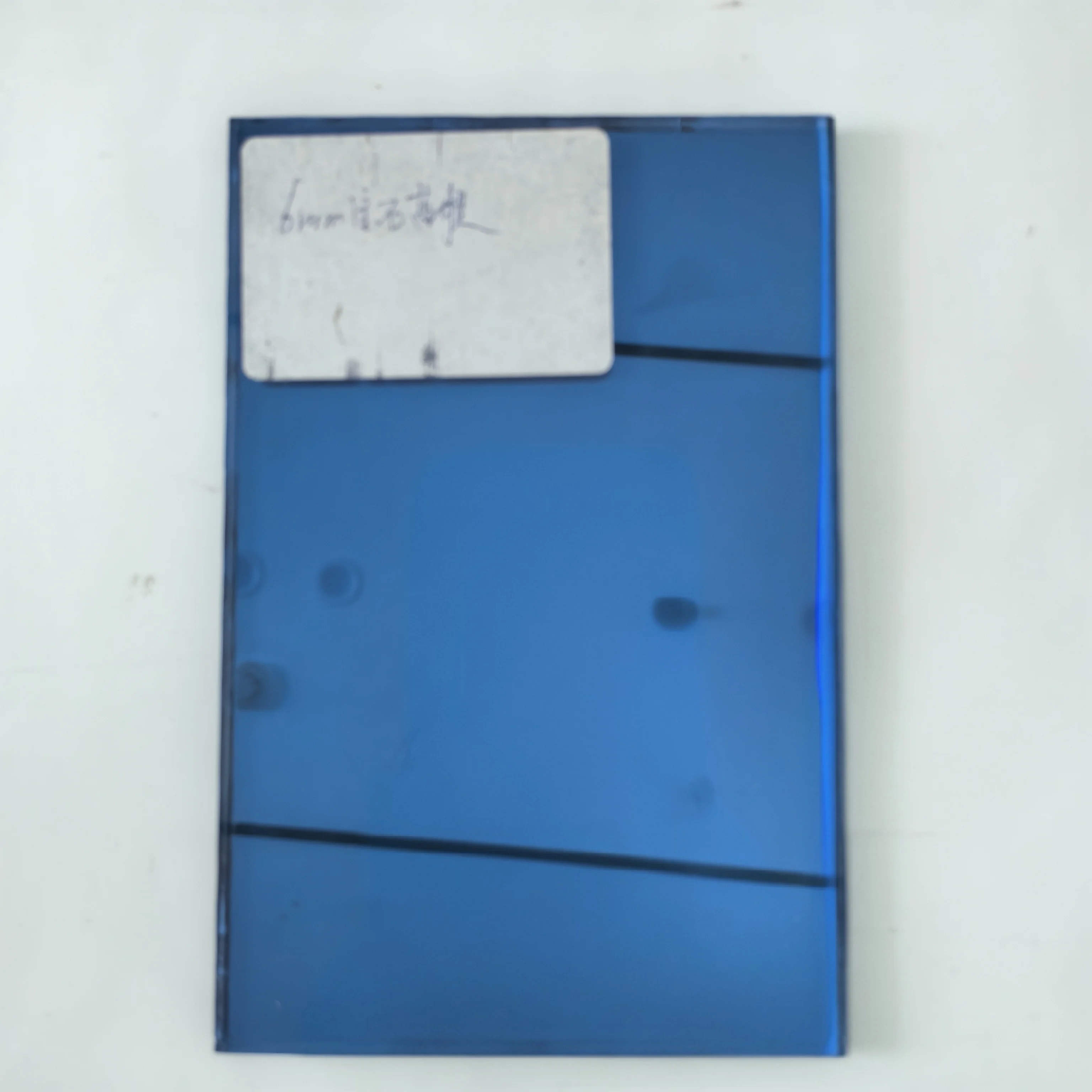 Manufacturer Ford Blue Gem Blue Dark Blue Reflective Glass with Factory price 10mm 12mm 15mm industrial tempered wall glass