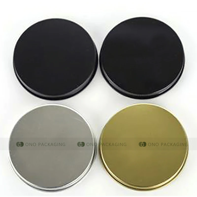 2 oz 4 oz 8 OZ amber color straight side glass candle jar with aluminum metal cap