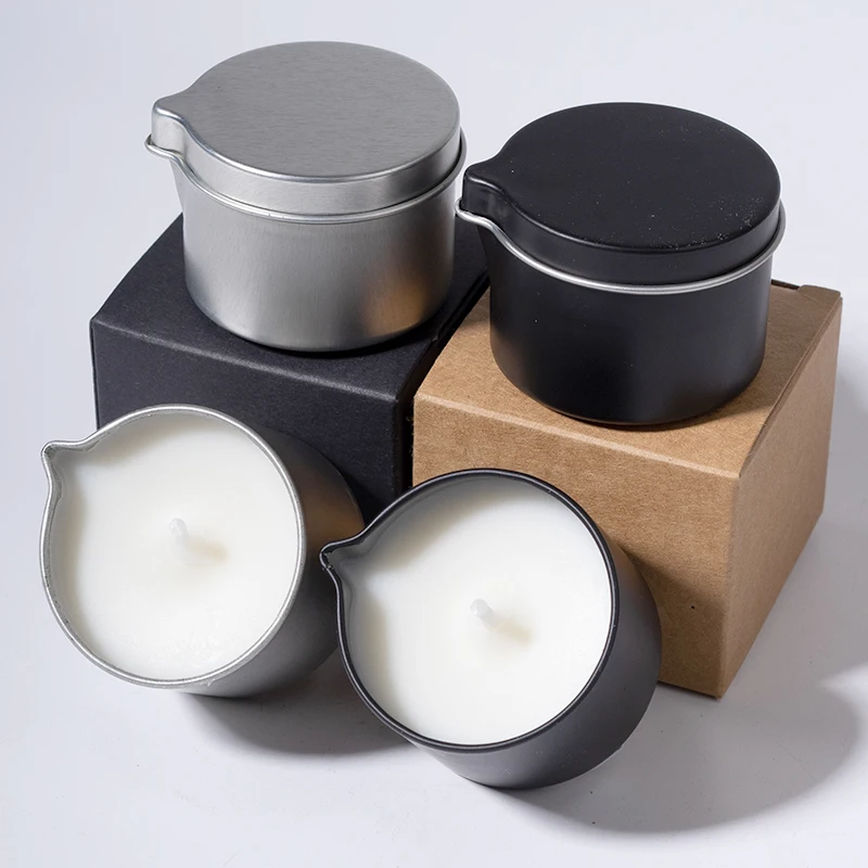 Custom Wholesale Private Essential Oil Body Massage Candle Spa Candle