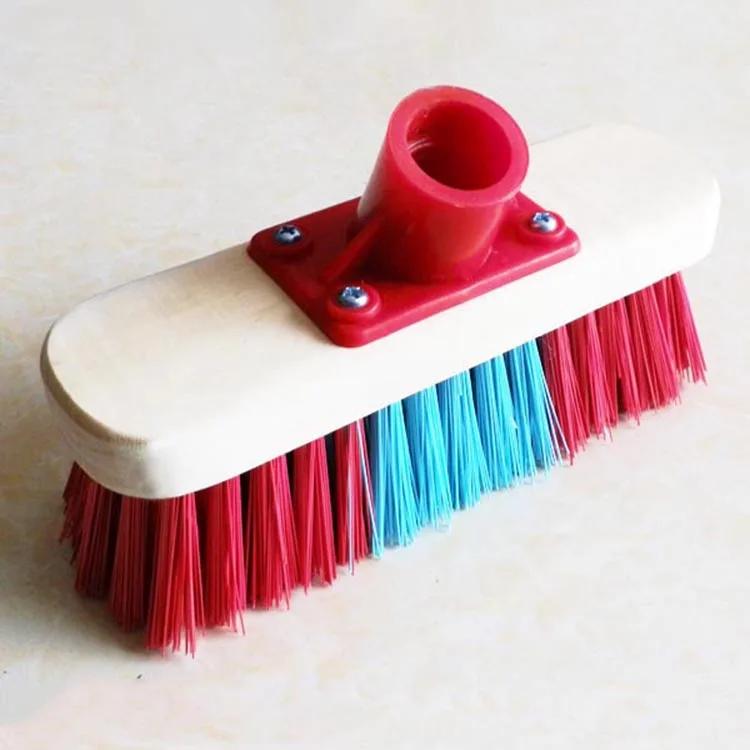 Excellent Quality Wooden Handle Cleaning Plastic Floor Brush
