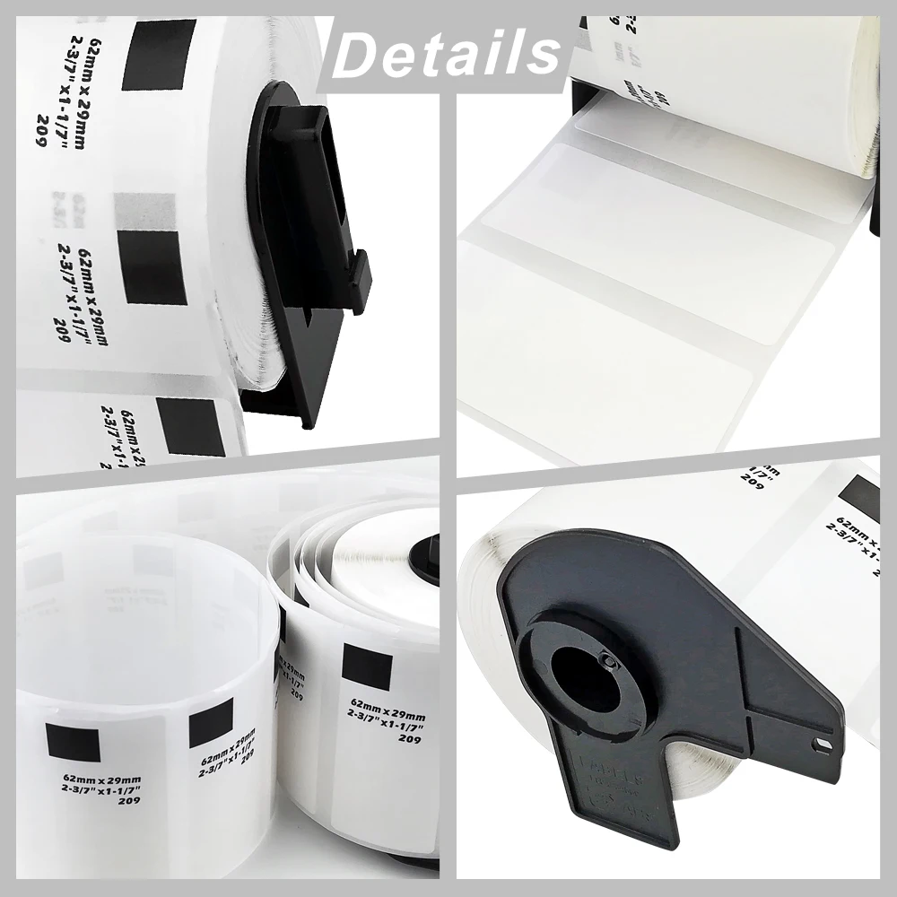DK Series Paper Rolls DK Printer Label Roll Cartridge DK11209 Compatible Label Roll Compatible for Brother Printer