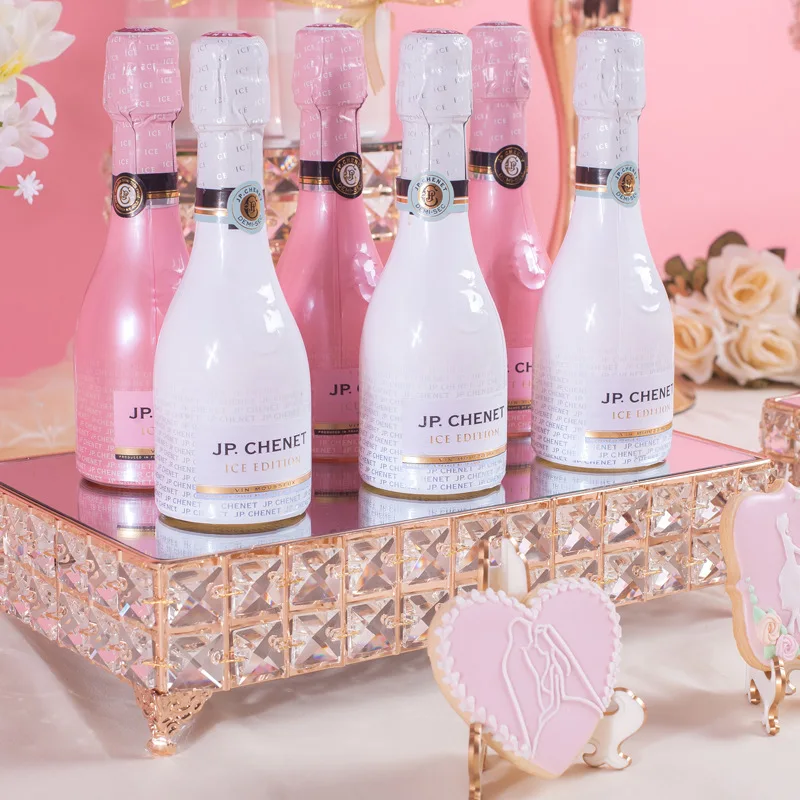 Single Item Crystal Dessert Stand Highstand Party Tray for Wedding & Party Decorations for Cakes & Small Dishes