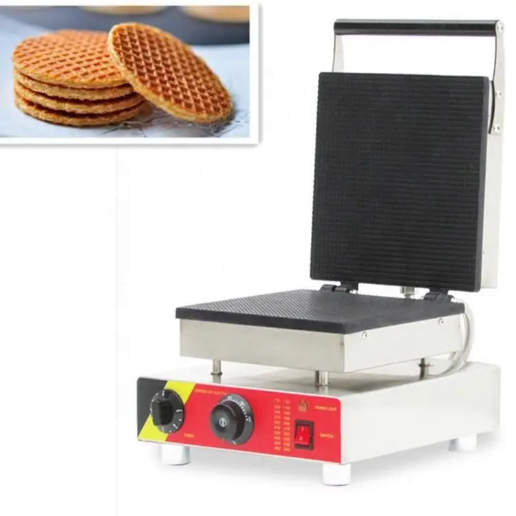 snack machinery stroopwafels syrup waffle cone maker with CE