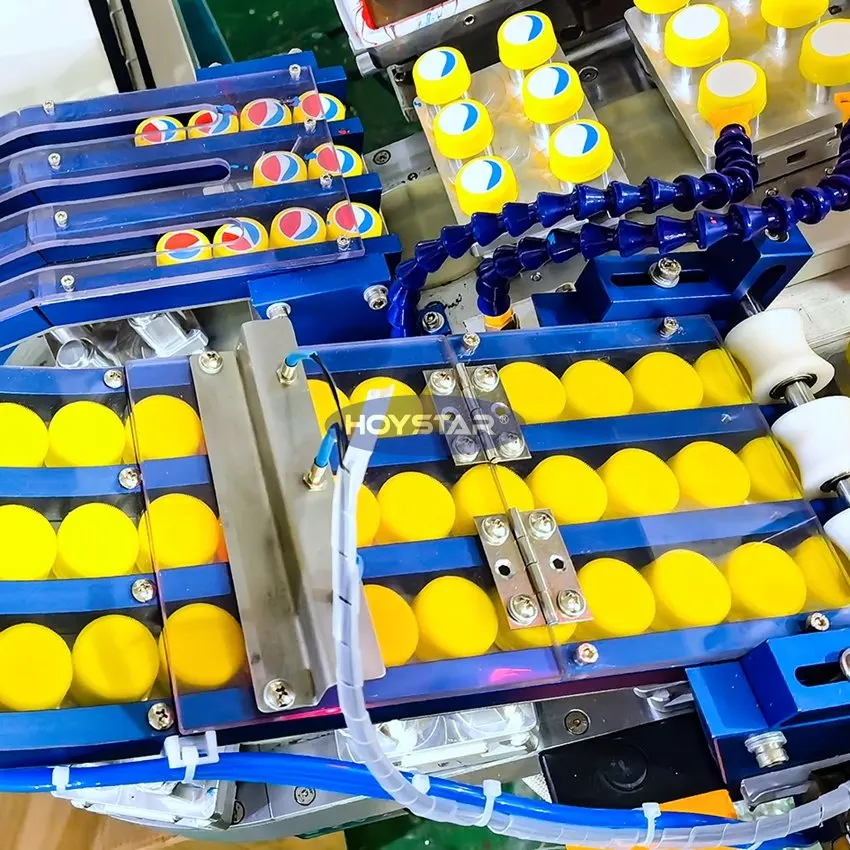 Bottle Caps Printing Machine Automatic Pad Printing Machine For Plastic Bottle Cap