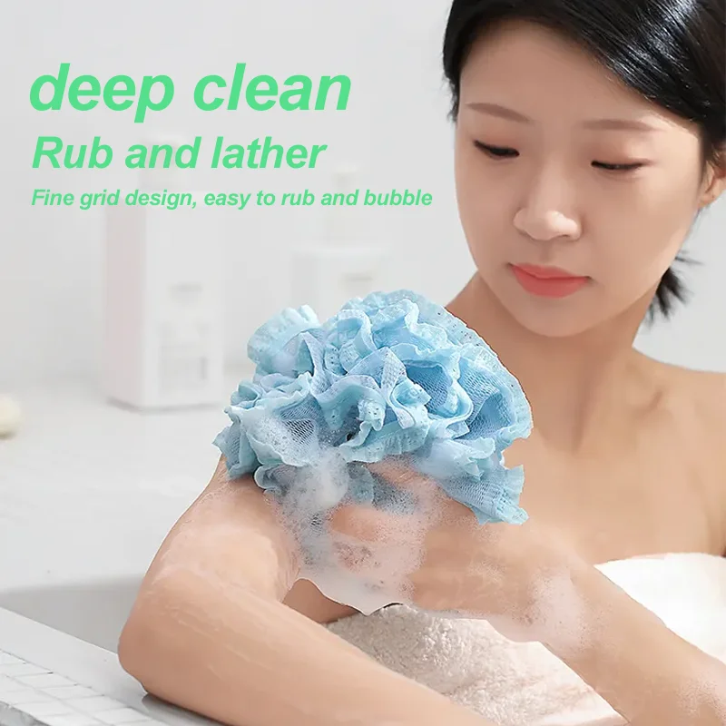 Loofah Body Shower Balls Super Soft Exfoliating Bath Sponge For Cleaning Skin