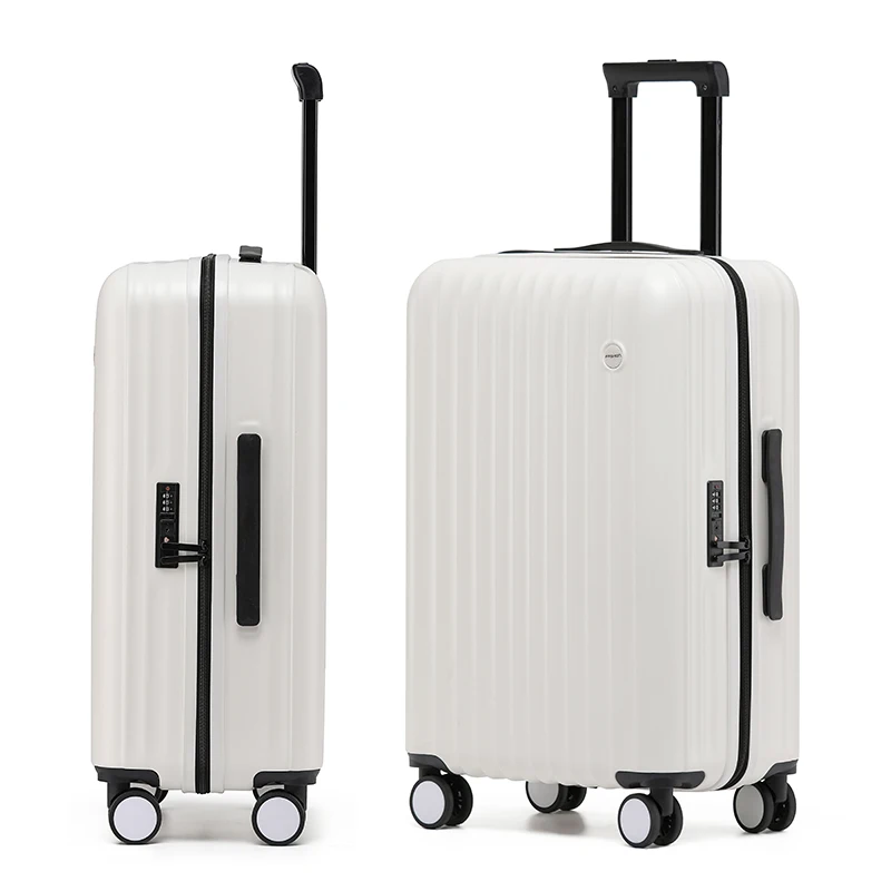 Vintage Luggage Set Hard-shell Luggage Combination Case Lightweight Expandable Trolley Case Zipper Four Wheel Boarding Case
