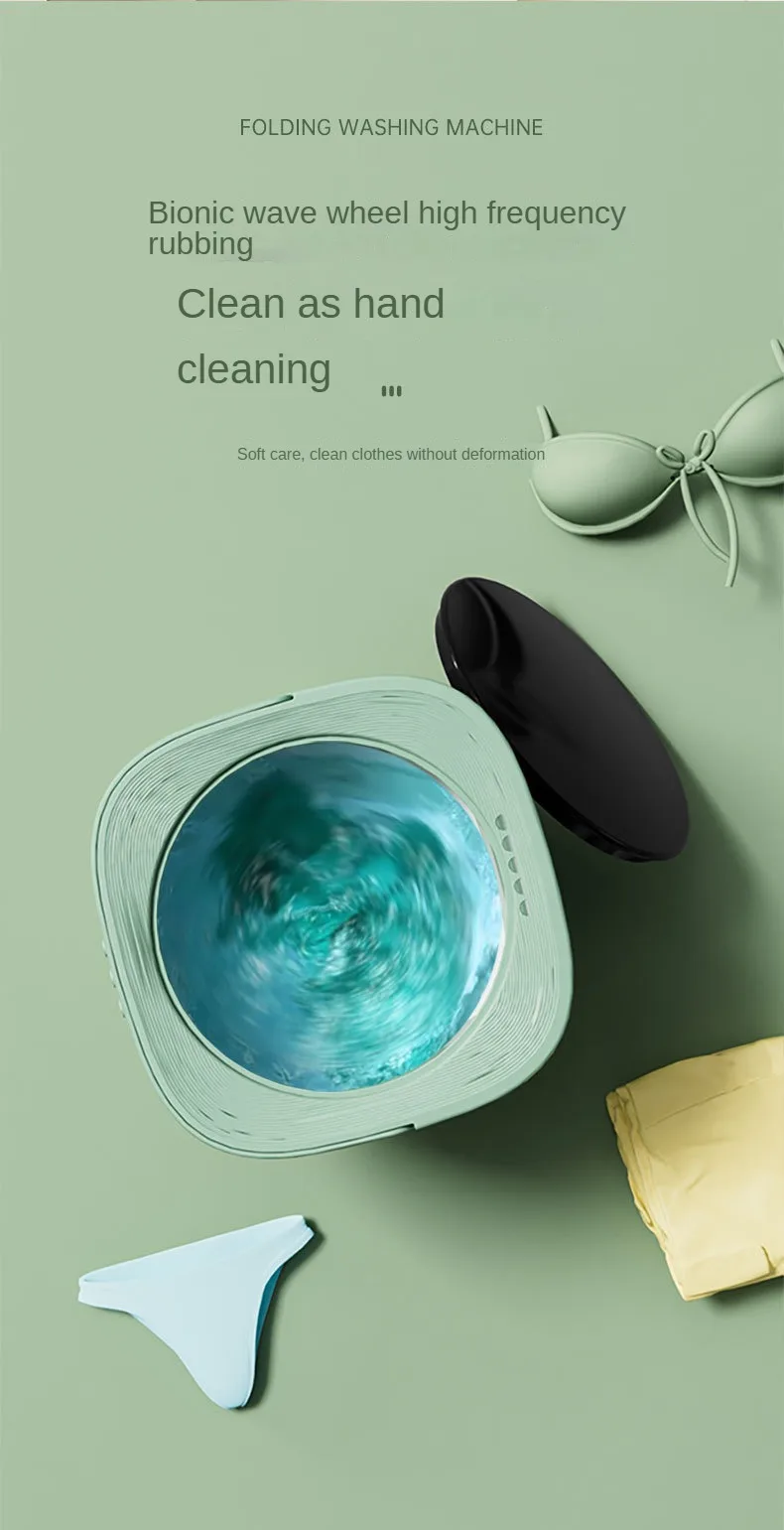 Laundry Foldable Mini Small Washer For Washing Baby Clothes 4