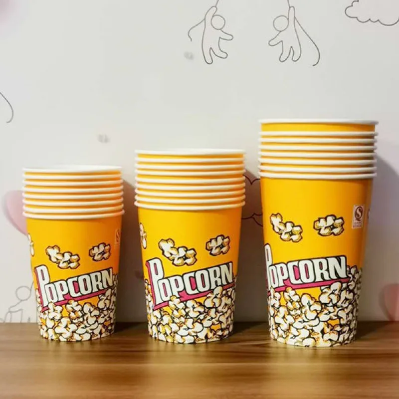 custom big capacity popcorn packing bucket modern style dishwasher pop corn paper bucket