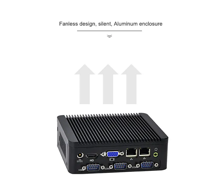 HD видео VGA 2 * lan 4 com порты 3 USB 0 1 USB3.0 mini itx корпус для компьютера без