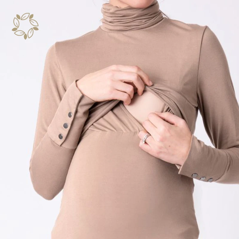 Футболка из натурального органического бамбука для лактации, рубашки для мам, футболка для грудного вскармливания, Экологически чистая футболка, Футболка для беременных женщин, Футболка для беременных