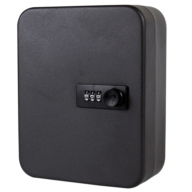 Wall Mounted Key Cabinet Storage Box Digital Combination Key Safe Box