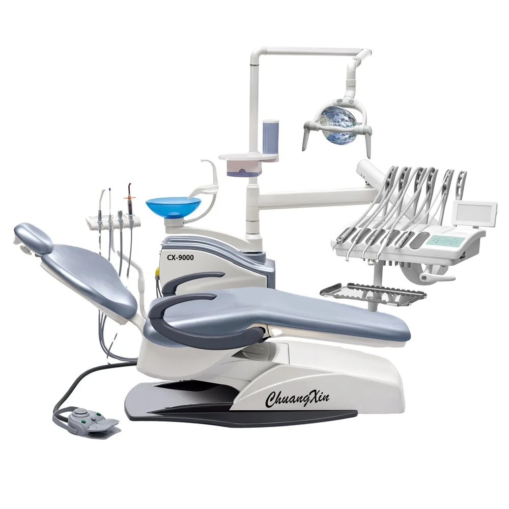Beautiful Up tray Top-Mounted Dental Equipment Units Dental Chair Factory
