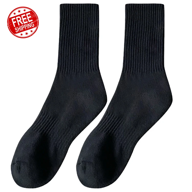 wholesale cheap custom winter pure color keeps warm tube socks