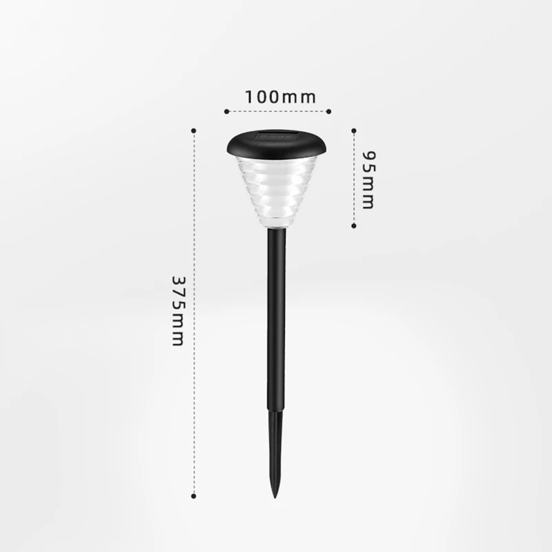 Solar Lamp Outdoor LED RGB Solar Powered Garden Lights  Waterproof Lawn Lantern Light Landscape Lighting for Patio Yard Decor