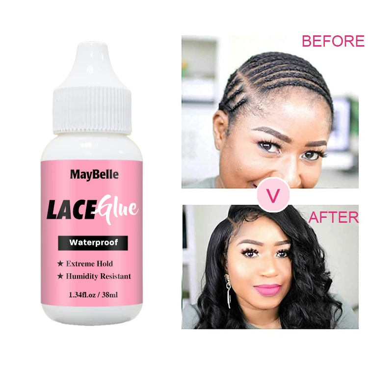Wholesale Private Label Fast Drying Improved Formula Extra Strong Hold Adhesive Wig Glue Sweat Resistant Waterproof Lace Glue