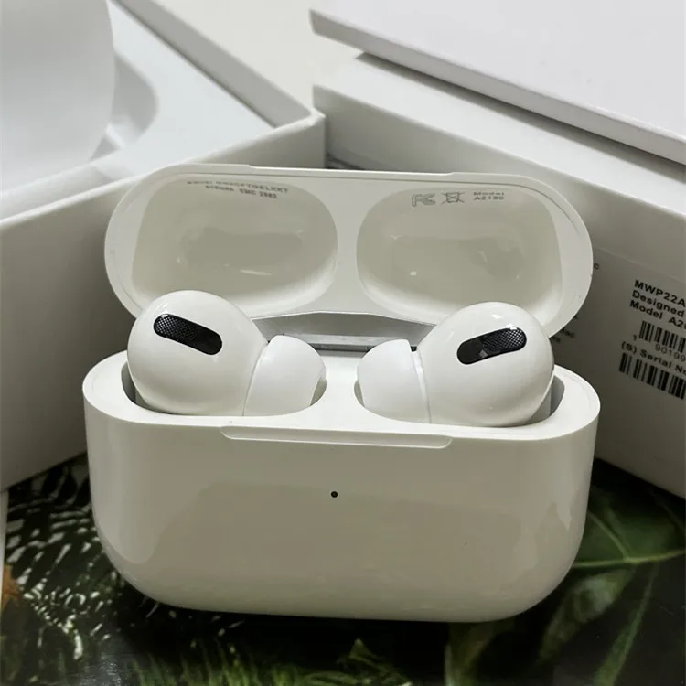 Airpodes наушники-вкладыши TWS с переименовать Appled airpodes Pro оригинальный 1:1 логотип 3 беспроводные наушники свободные руки Air воздуха