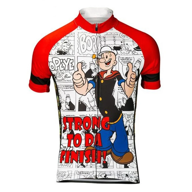 Kids Funny Cycling Jersey Cartoon Children Cycling Clothing Summer Bike Jersey Cycling Accessories
