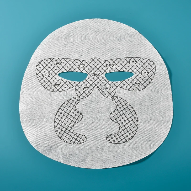 Dry Biomass white Graphene Sheet Masks Nonwoven Sheet Multi Effect Facial masks for DIY Far Infared Masks Sheet