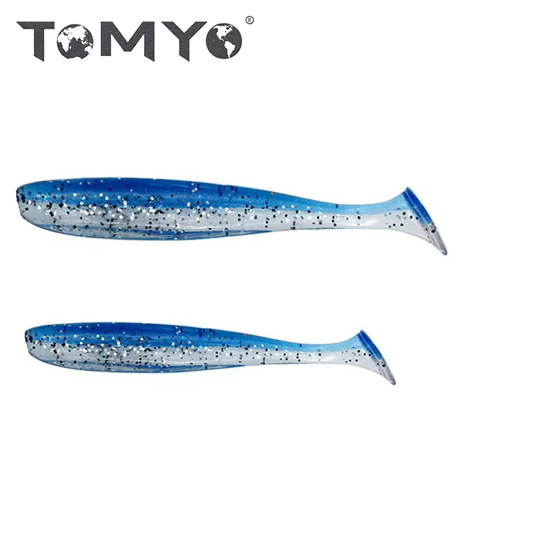 Силиконовая Мягкая рыболовная приманка ToMyo 70 мм/2 г 1 пакет = 250 шт.