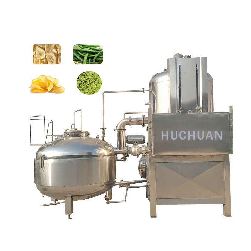 High quality continue vacuum fryer/friteuse chips fryer/potato peeler chips making machine