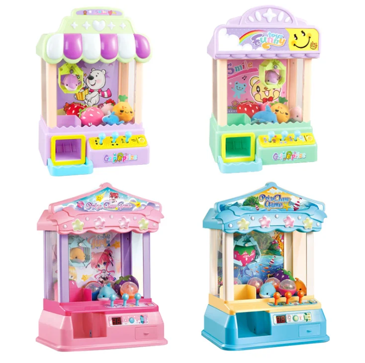 
Hot sale high quality educational children toys game mini claw machine with usb cable 