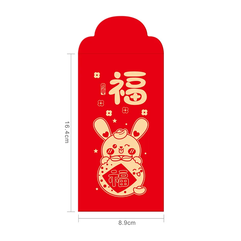 2023 Custom Chinese New Year Ang Bao Gift Money Envelope Lucky Red packet