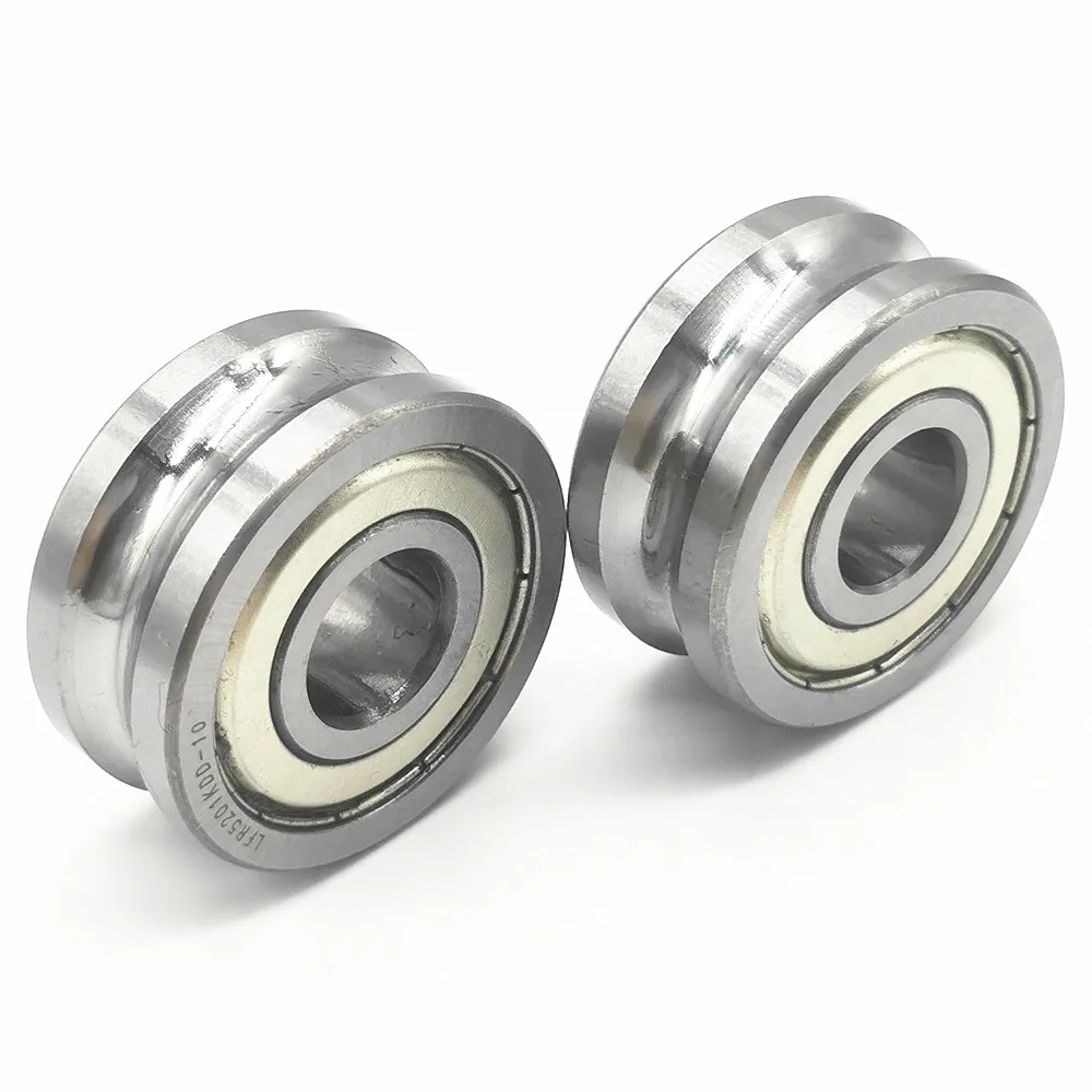 
HIGH PRECISION U grooved gothic profile track roller wheel bearings for guide rail LFR5201-12KDD LFR5201-12NPP 12mmX35mmX15.9mm 