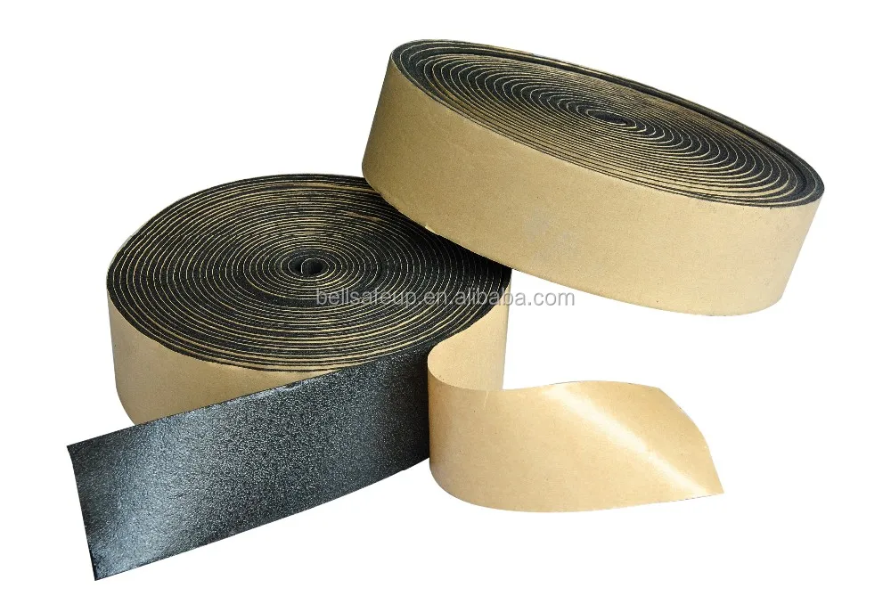 Bellsafe Flex Self Adhesive 5mm Thick NBR Rubber Insulation HVAC Foam Tape
