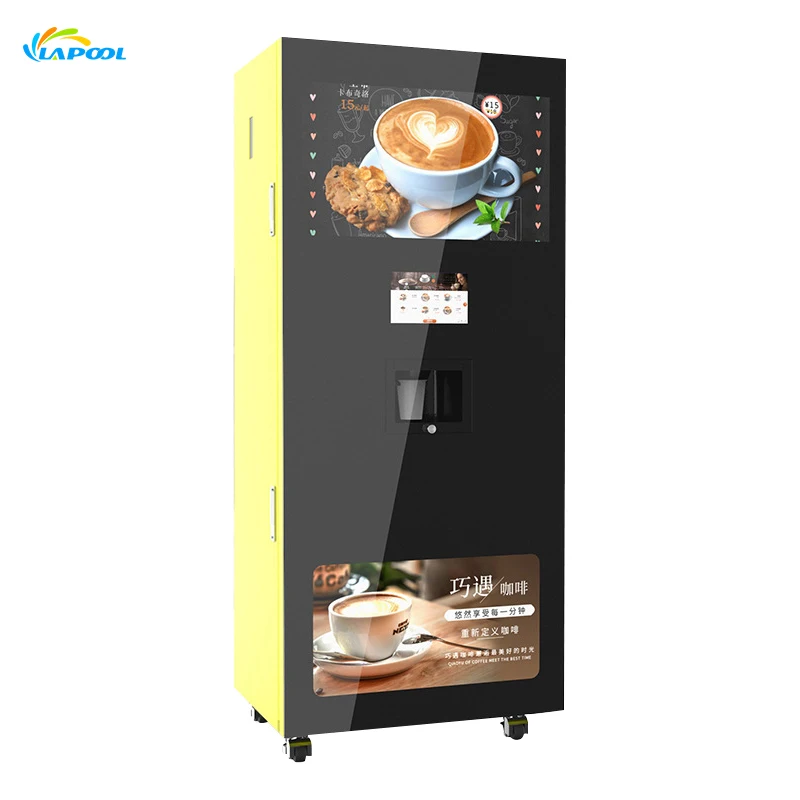 Professional Restaurant Commercial Smart Fully Automatic Espresso Coffee Vending Machine For Hotel