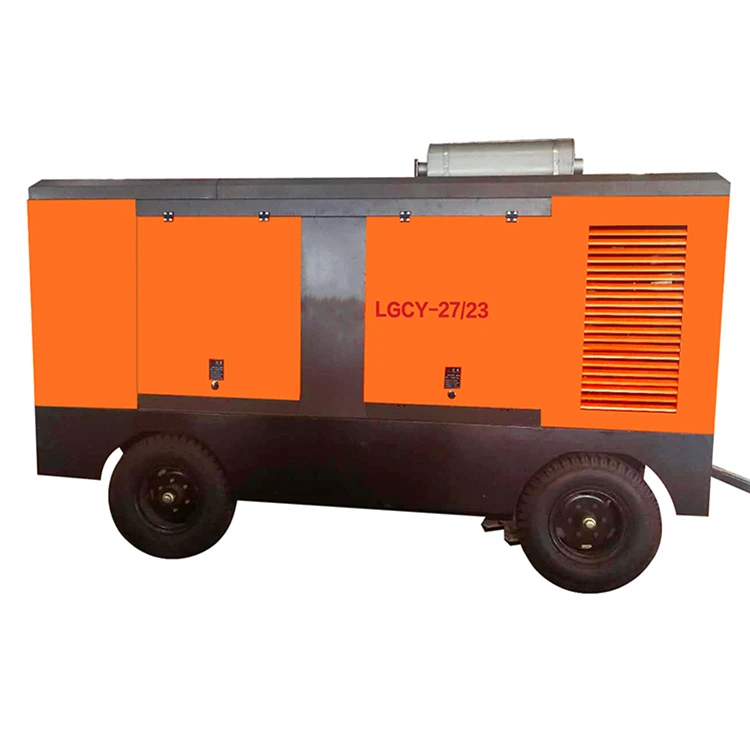 288kw переносные промышленные воздушные высокого давления передвижной дизельный винтовой компрессор