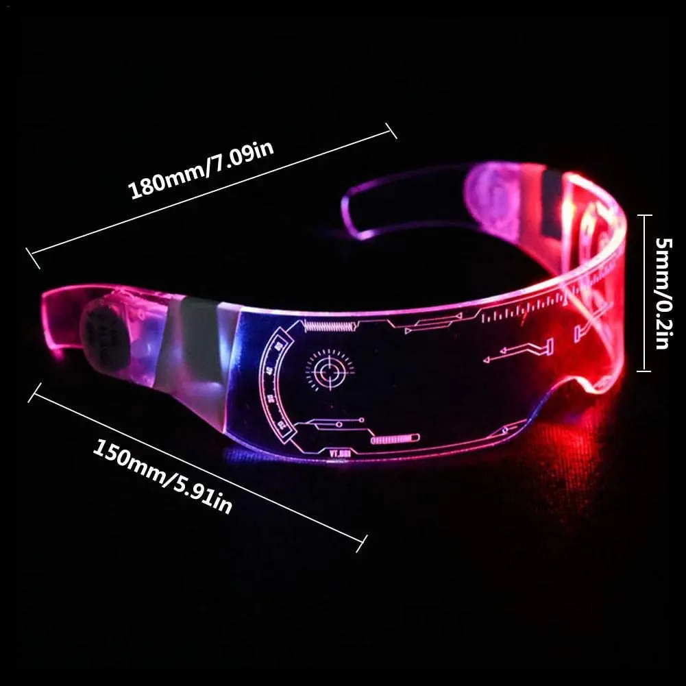  7 видов цветов 3D Светодиодная светящаяся Иллюзия светящиеся очки RGB новогодний фестиваль Праздничная Вечеринка 2020 Рождество для женщин и мужчин батарейный