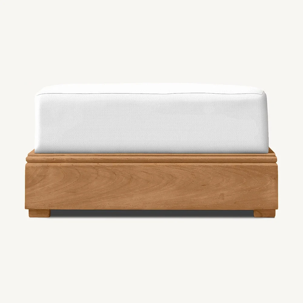 Decoout 2024 Classic Furniture Natural Teak Outdoor Sofa Set Garden Furniture for Hotel Resort