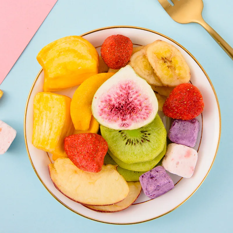 Freeze Dried Crispy Fruits Dried Fruits Comprehensive Fruits Vegetables Crispy Vegetables Mixed Healthy Snacks Leisure Foods