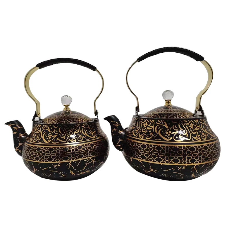 2l Teapot white Pot  for Loose Tea Stainless Steel arabic coffee  Pot Strainer Office Hot Water