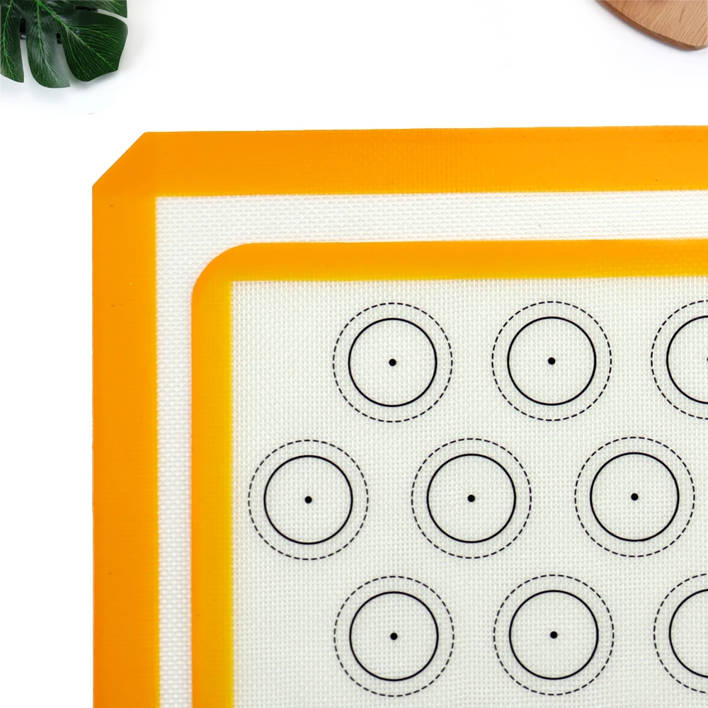 hot selling 2024 silicone baking mat non-stick silicone cooking mats pads heat resistant macaron mat