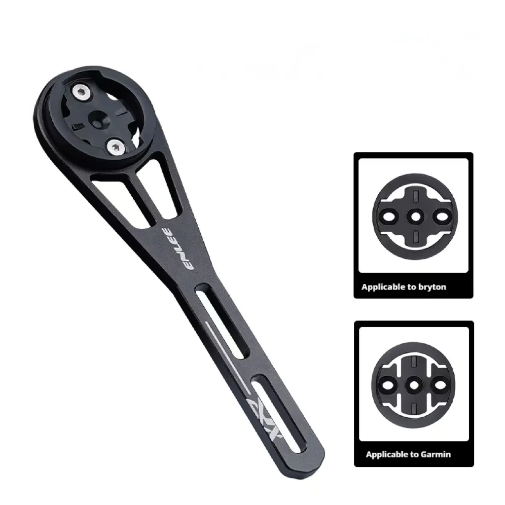 Enlee  XR Carbon Fiber Bike Camera Mount Bracket Front Bike Stem Extension Bracket Suitable for bicycle code watch bracket