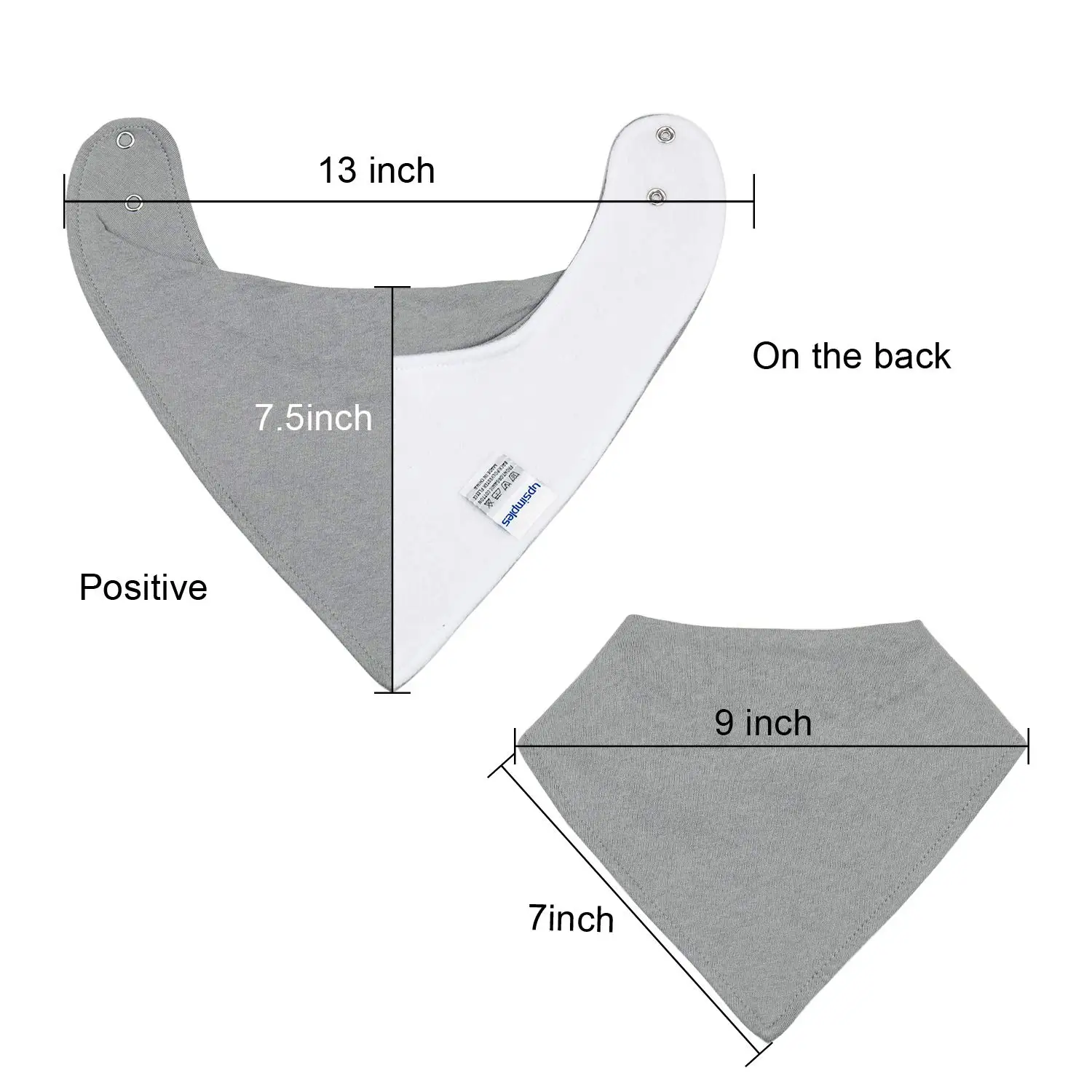 
High Quality Cute Design Cotton Baby Bibs Washable 4 piece set baby bandana bibs 